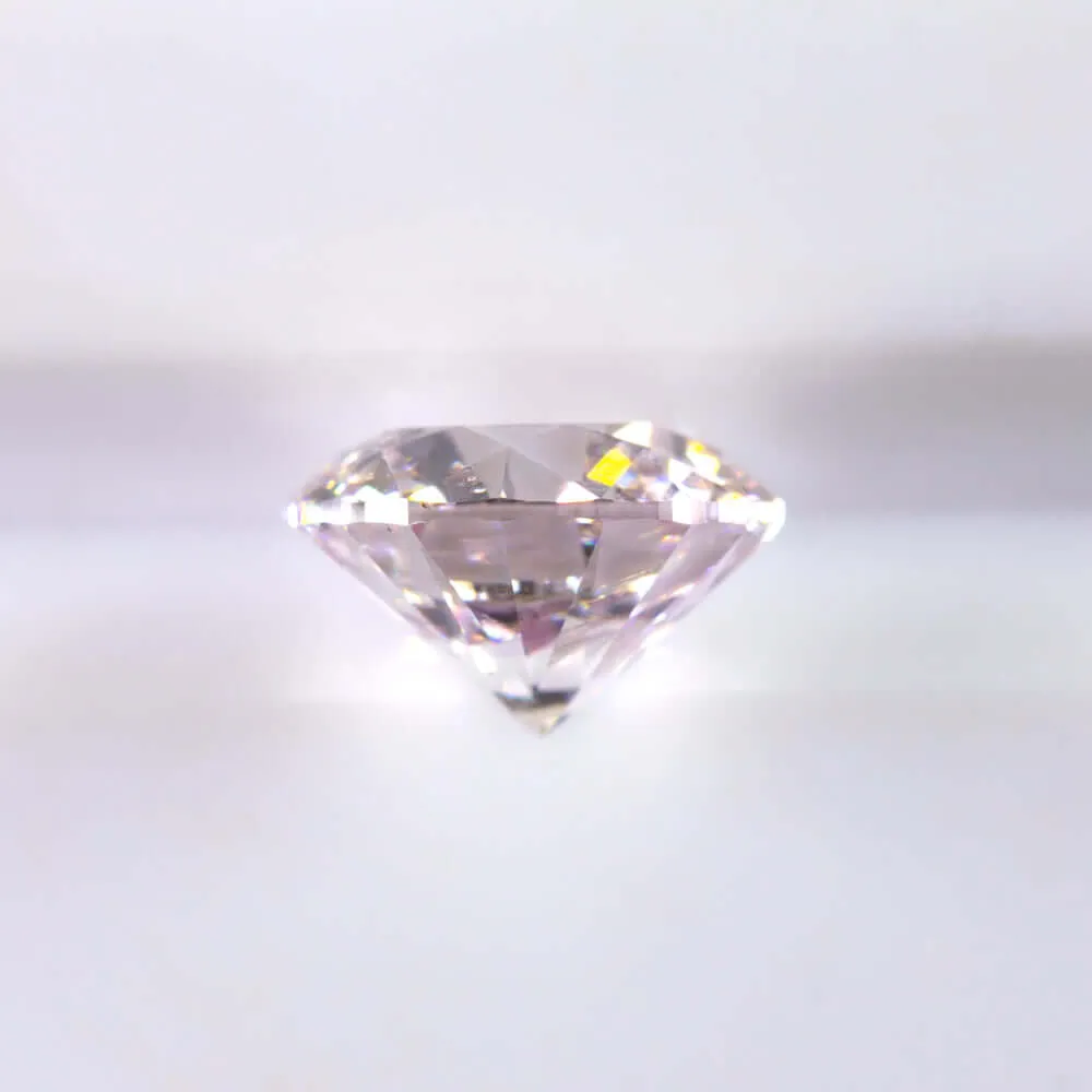 1.26ct GIA CERTIFIED NATURAL LIGHT PINK DIAMOND EXCELLENT ROUND CUT UNTREATED