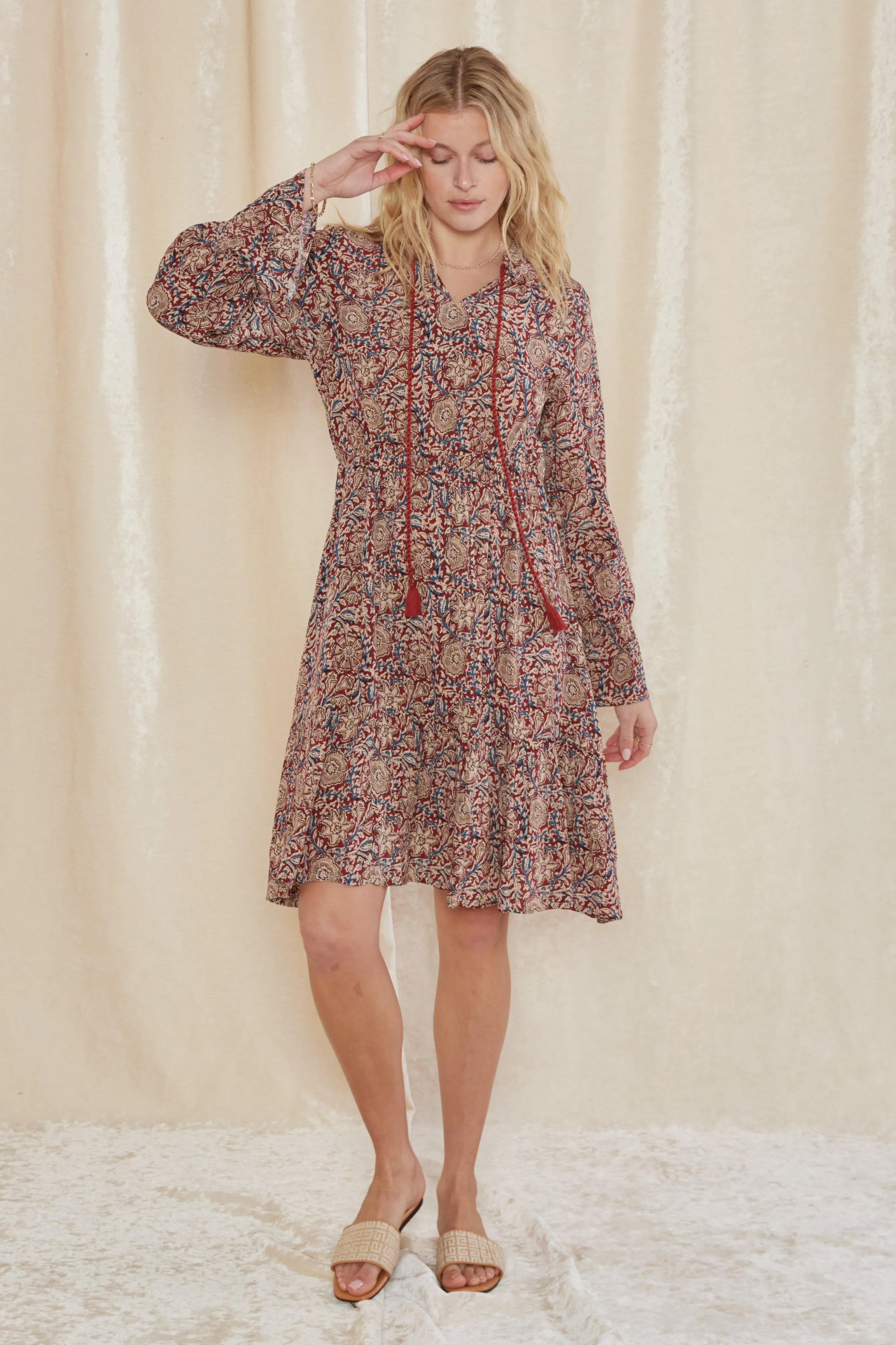 Anaka L/S Midi Dress