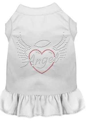 Angel Heart Rhinestone Dress White Sm (10)