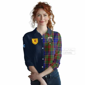 Beattie (Beatty) Tartan Women's Casual Shirt Alba with Scottish Lion Royal Arm Half Style