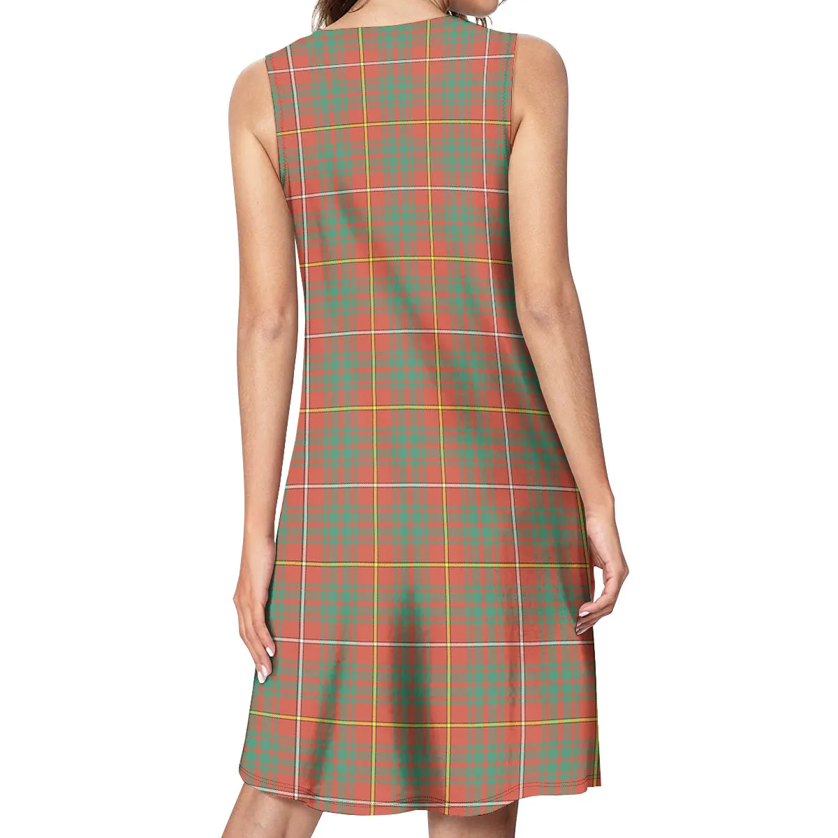 Bruce Ancient Tartan Womens Casual Dresses