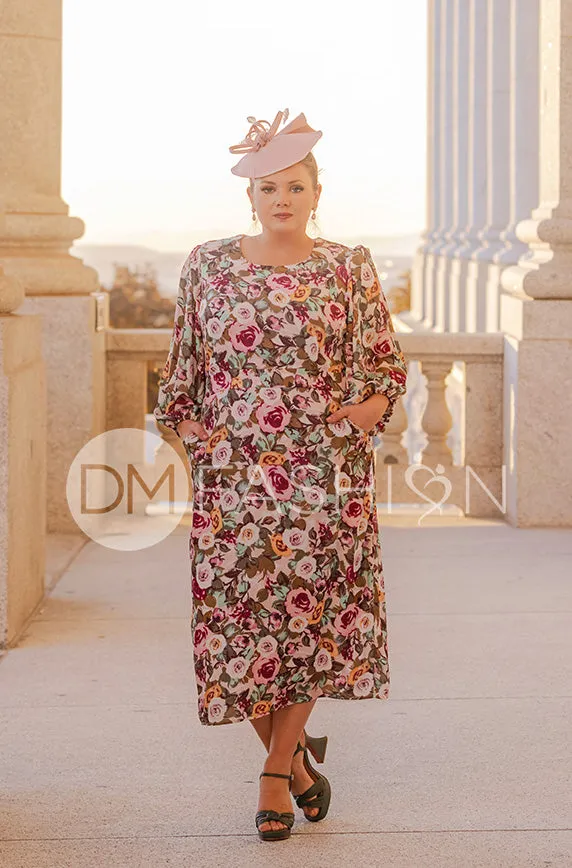 Eloise Rose Multi Floral Dress - DM Exclusive