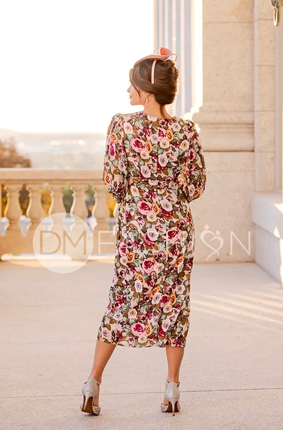 Eloise Rose Multi Floral Dress - DM Exclusive