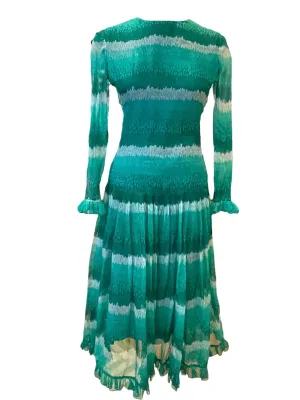 Emerald Chester Weinberg Dress