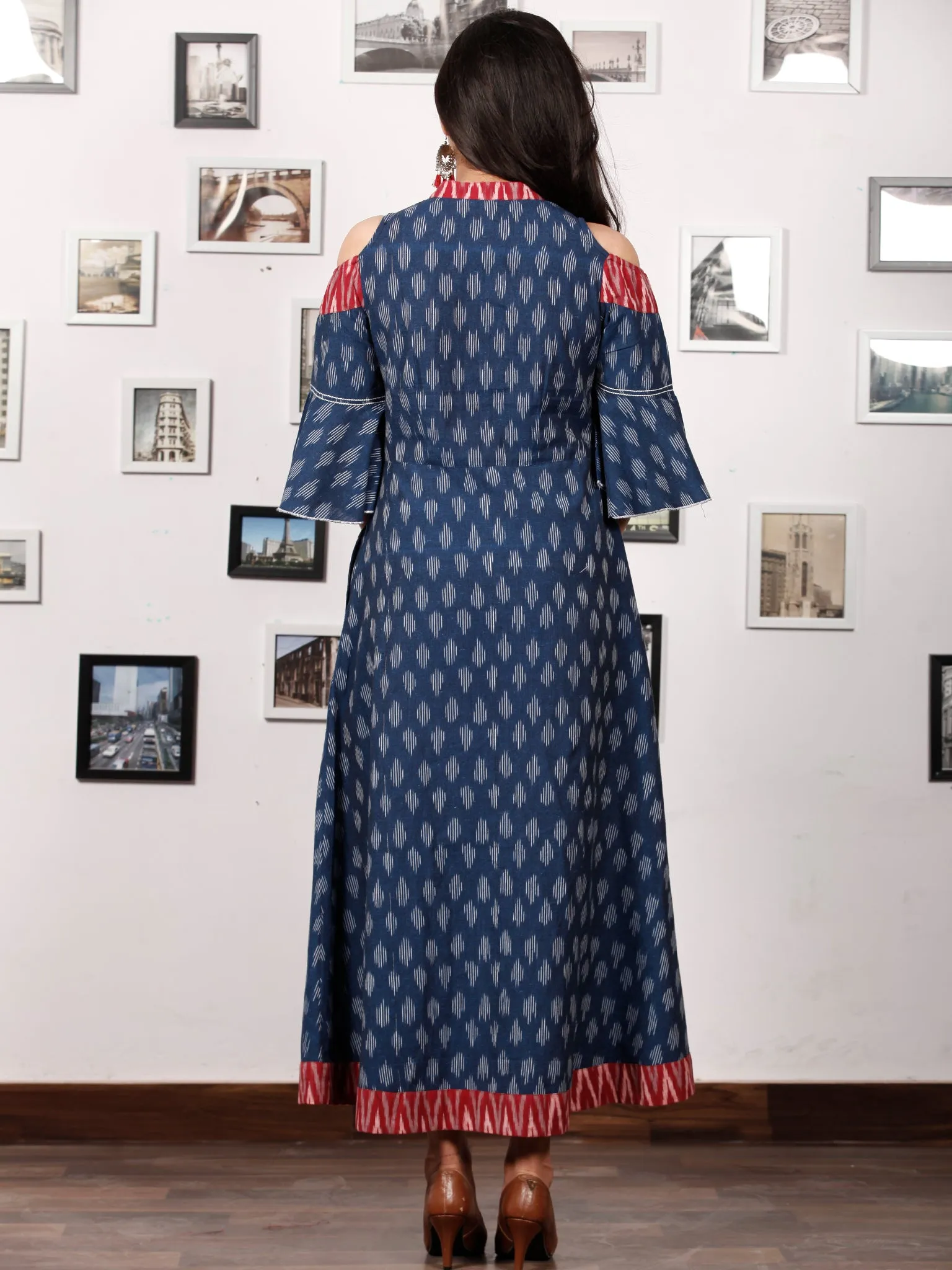 IKAT MANIA - Handwoven Ikat Midi Dress - D325F940