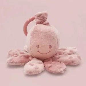 Nattou Vibrating Octopus Toy in Dusty Pink