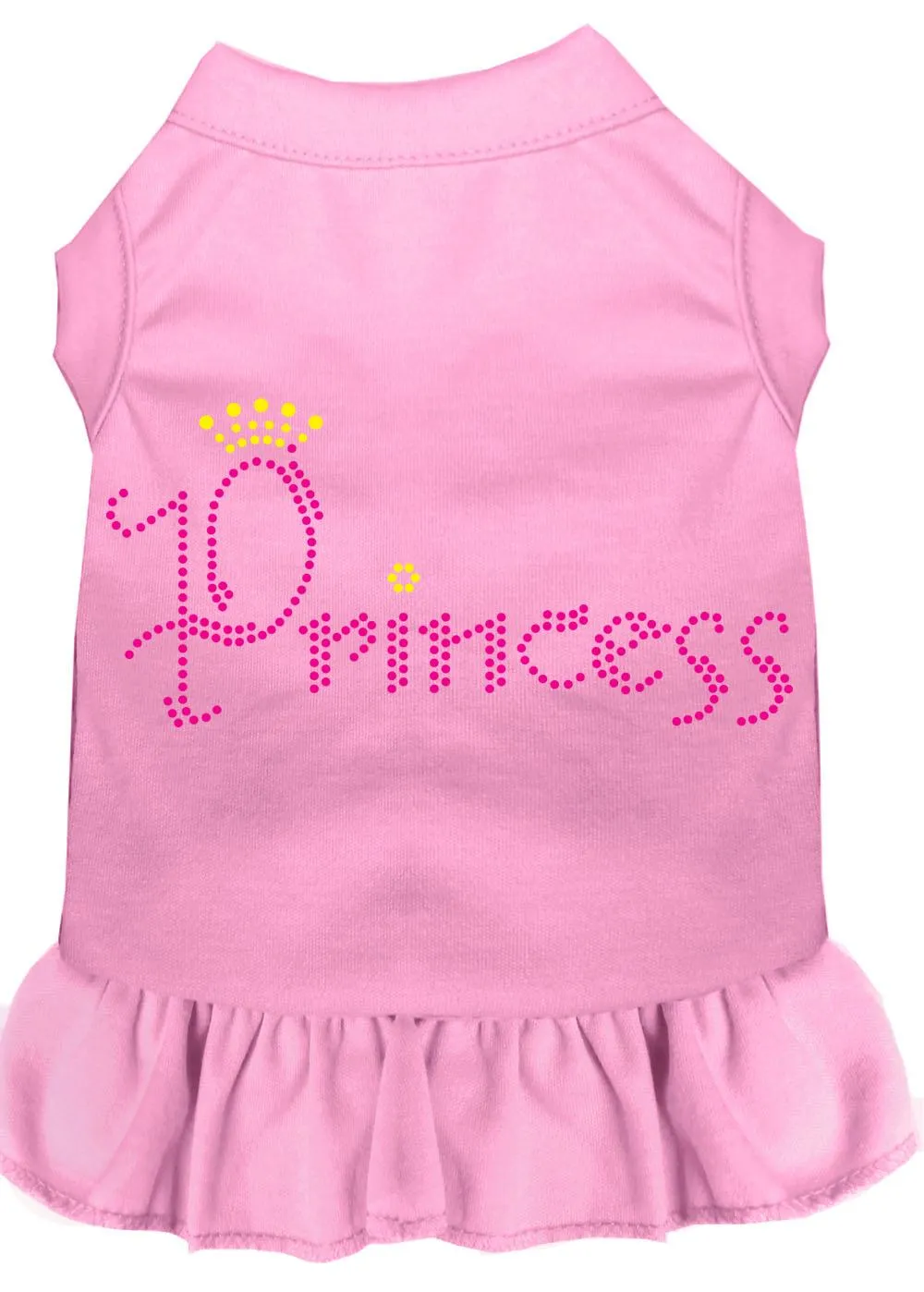 Princess Rhinestone Dress Light Pink 4x (22)