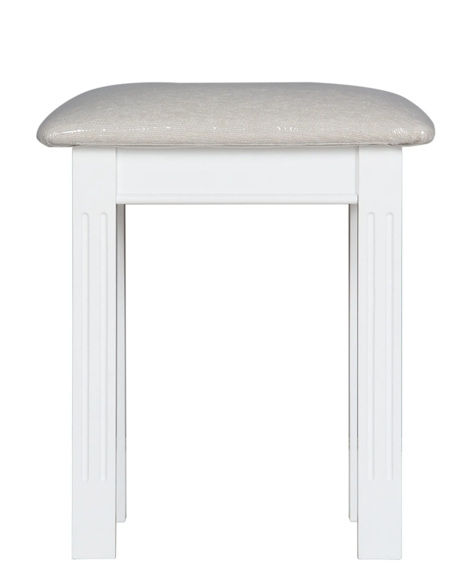 Pure White Dressing Stool