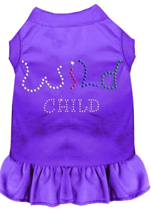 Rhinestone Wild Child Dress Purple Lg (14)