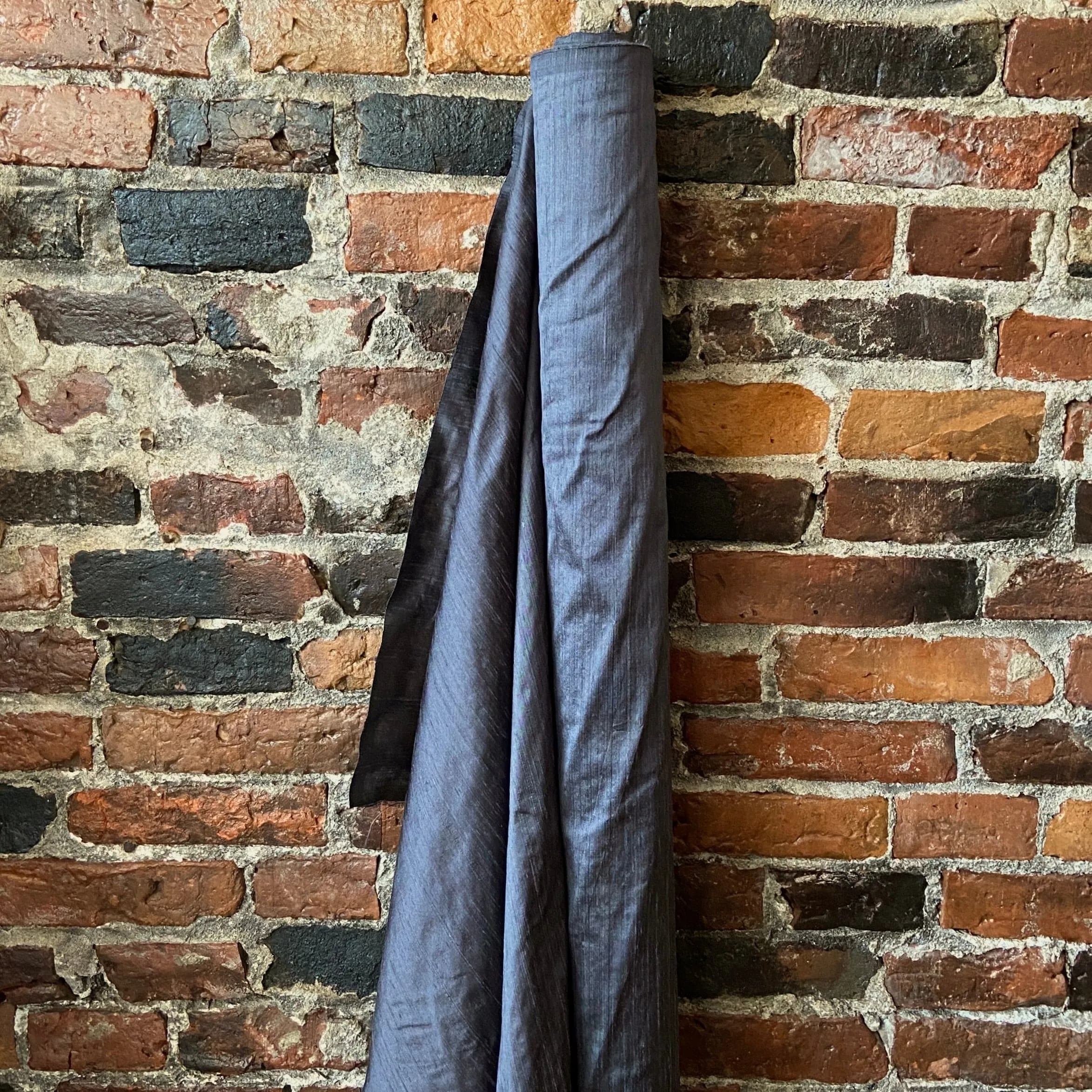 Shoreline Silk in Charcoal - 44"/45" Wide