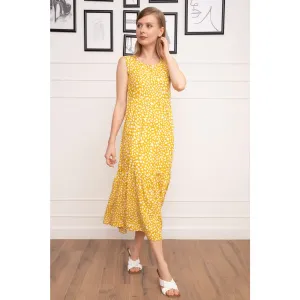 Yellow Printed Dress